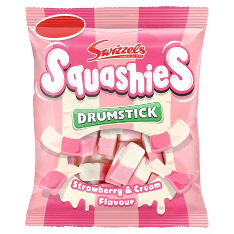 Swizzels Squashies Drumstick Strawberry & Cream Flavour