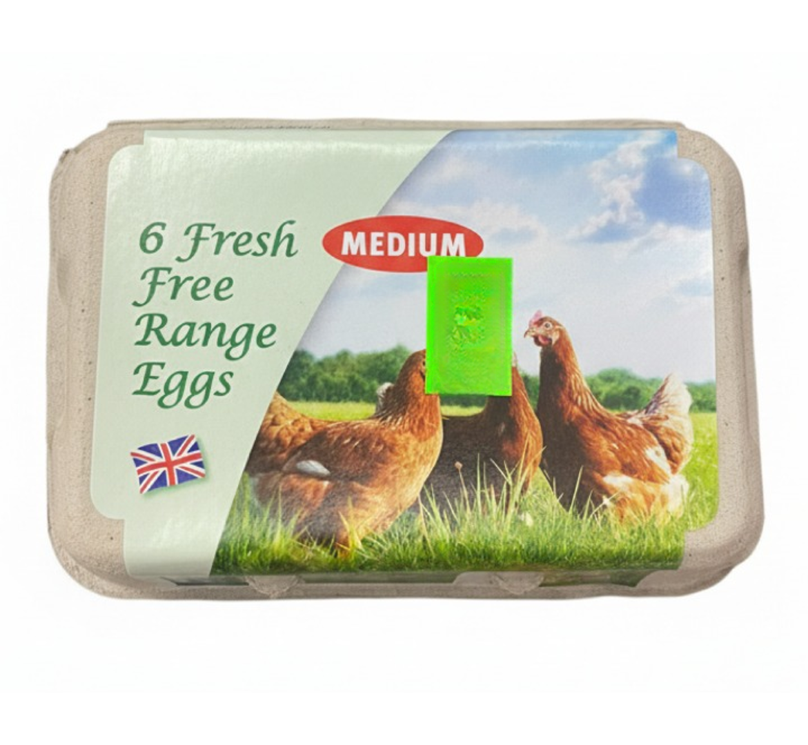 Poultry Scottish Free Range Eggs Medium 6pk