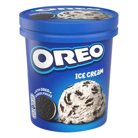 Oreo Ice Cream with Oreo Cookie Pieces