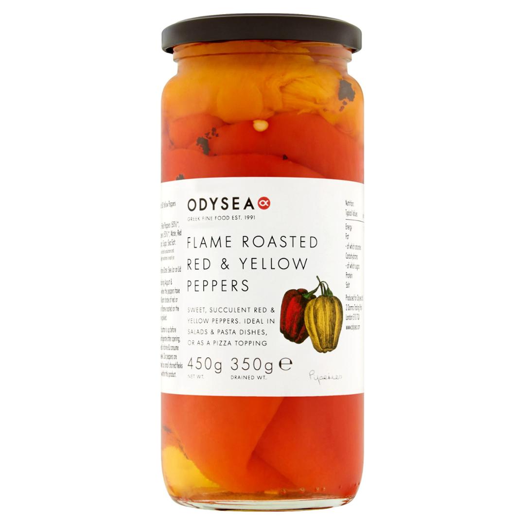 Odysea Flame Roasted Red & Yellow Peppers