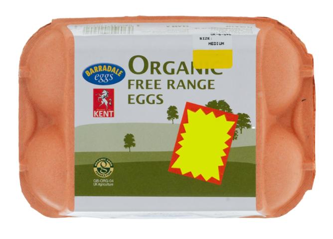 Barradale Organic Eggs Range 6pk