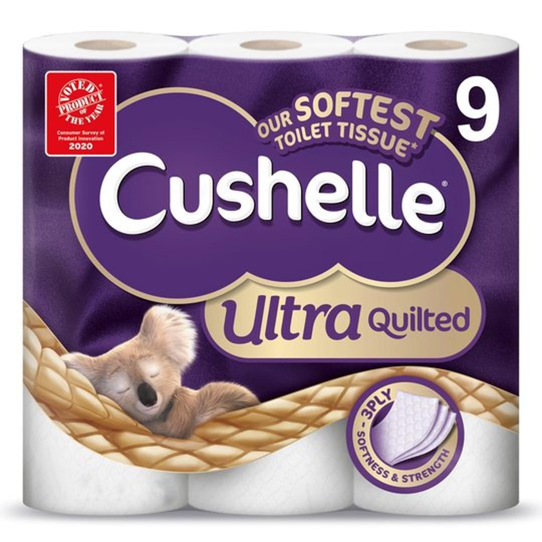 Cushelle Quilted 3Ply Double Size Soft Absorbent Toilet Tissue 32 - View #13