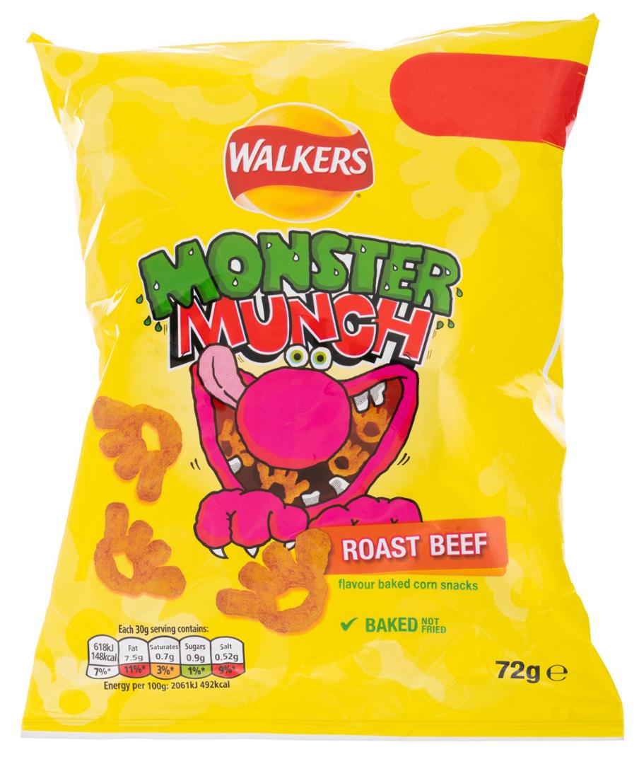 Walkers Monster Munch Roast Beef