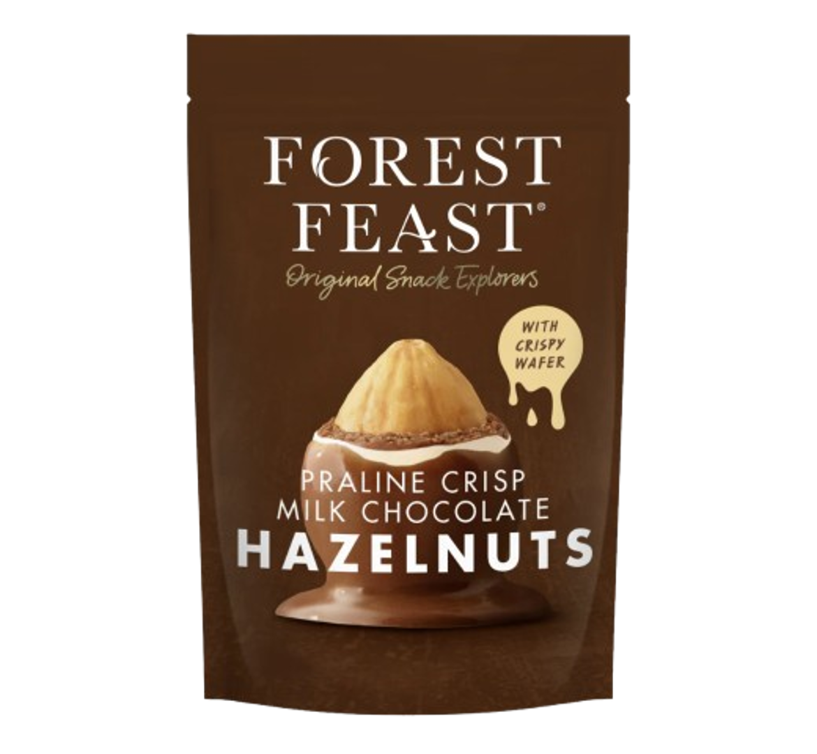 Forest Feast Praline Crisp Milk Chocolate Hazelnuts