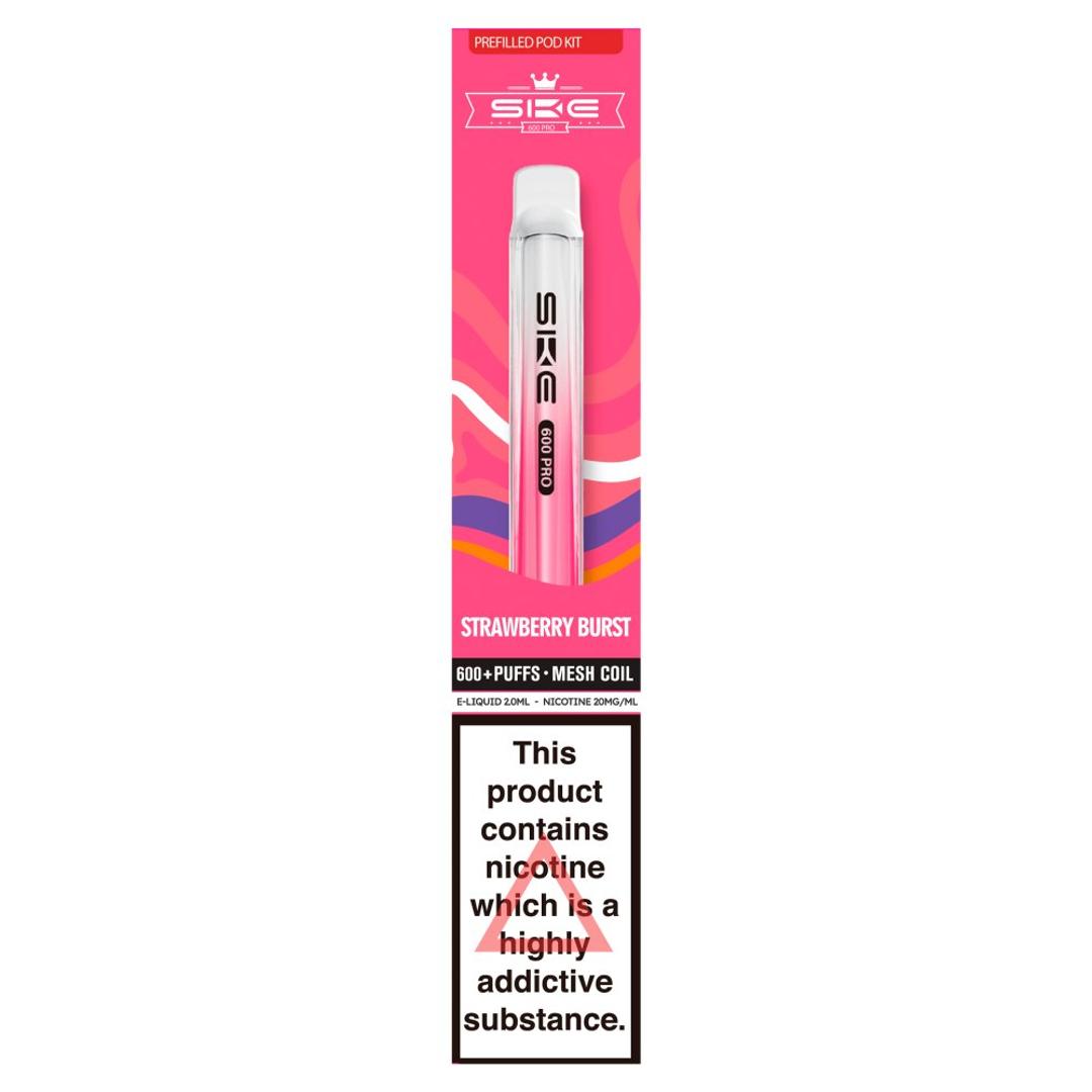 SKE 600 Pro Strawberry Burst Prefilled Pod Kit