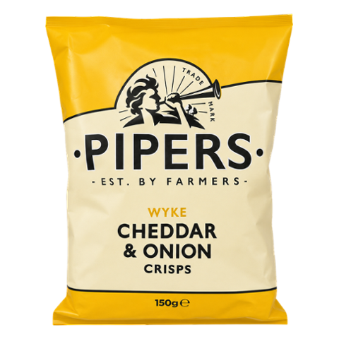 Pipers Wyke Cheddar & Onion Crisps