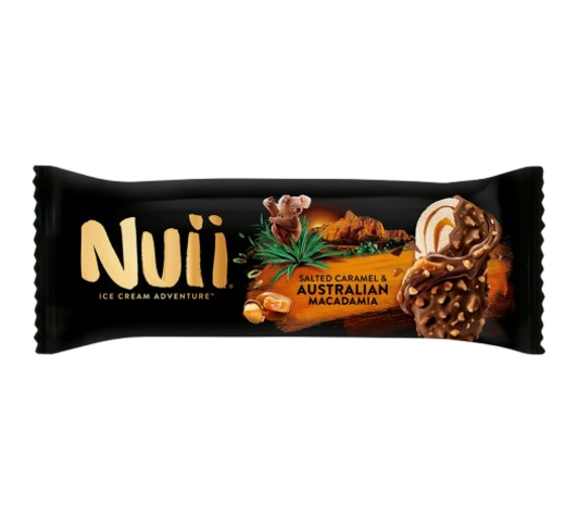 Nuii Ice Cream Adventure Salted Caramel & Australian Macadamia