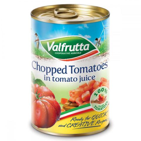 Valfrutta Organic Chopped Tomatoes