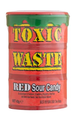 Toxic Waste Candy Dynamics Red Sour Candy