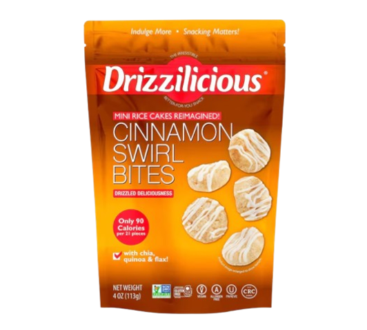 Drizzilicious Cinnamon Swirl Bites