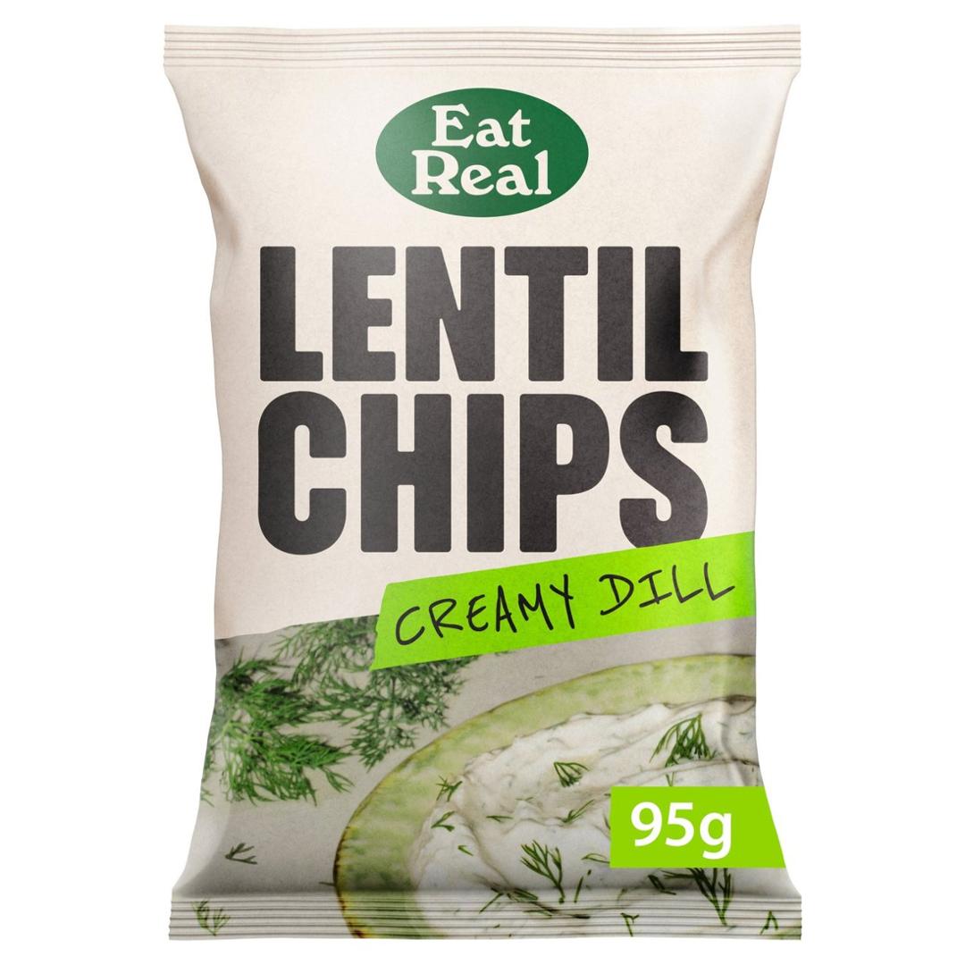 Eat Real Lentil Chips Creamy Dill