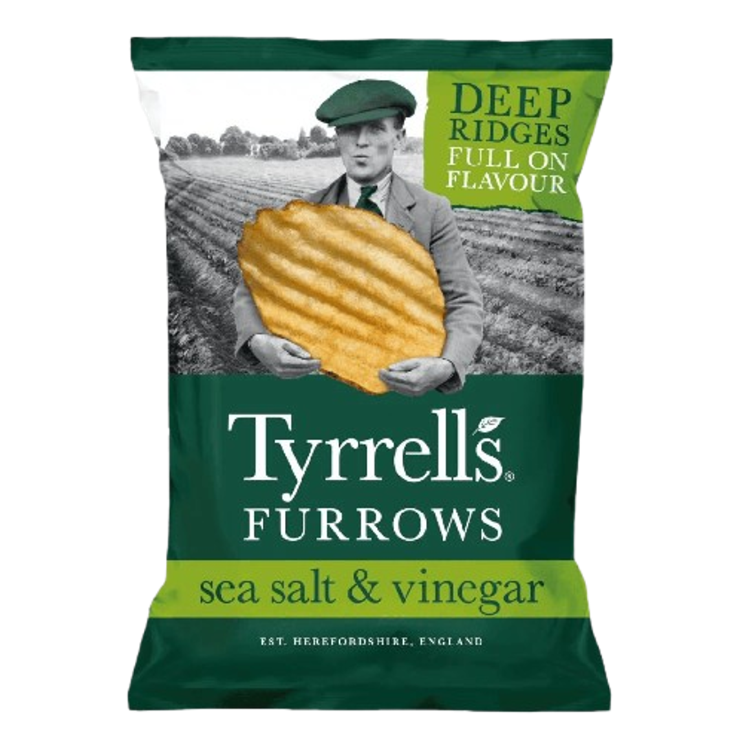 Tyrrells Furrows Sea Salt & Vinegar