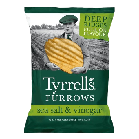 Tyrrells Furrows Sea Salt & Vinegar