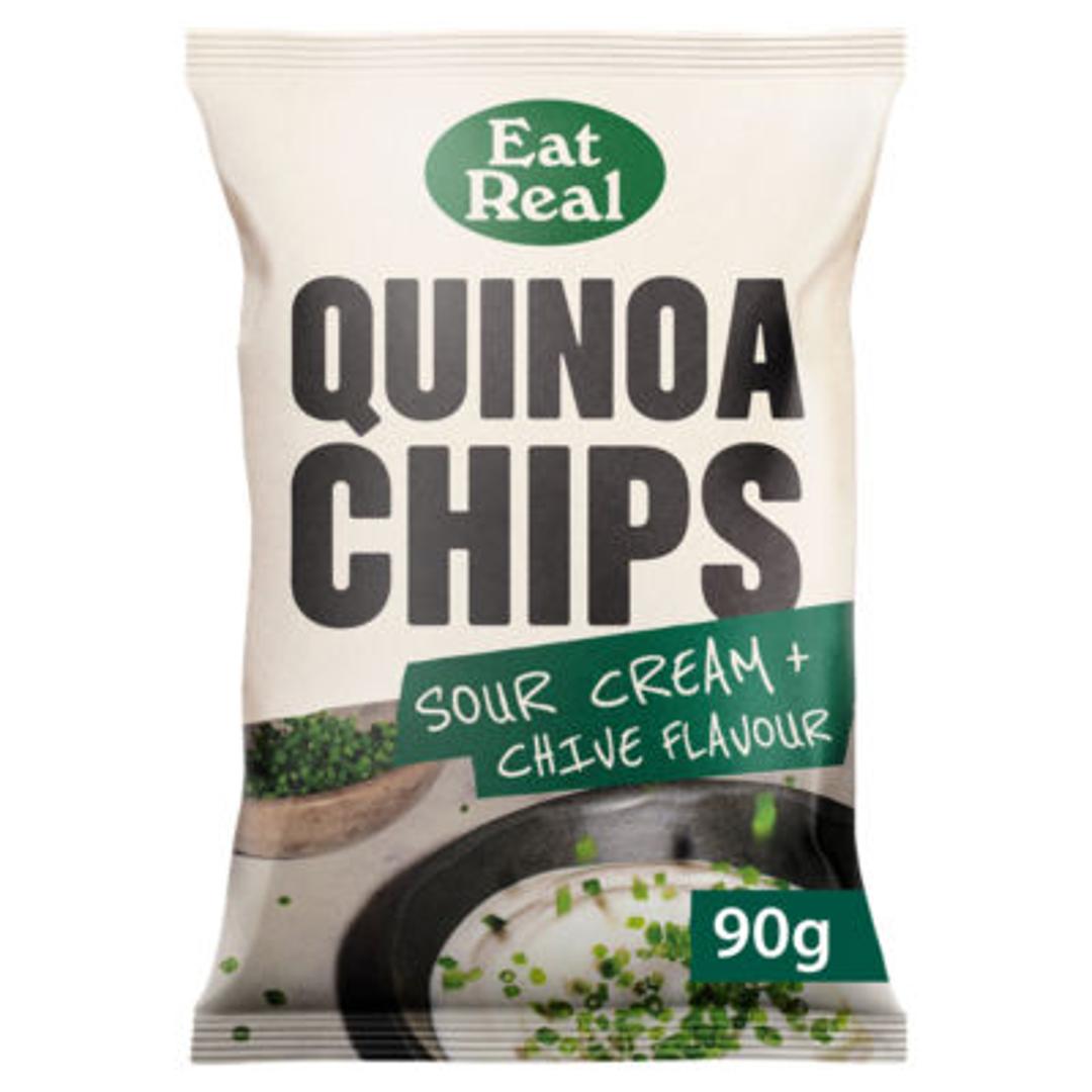 Eat Real Quinoa Chips Sour Cream + Chive Flavour