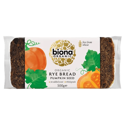 Biona Organic Rye Bread Pumpkin Seed