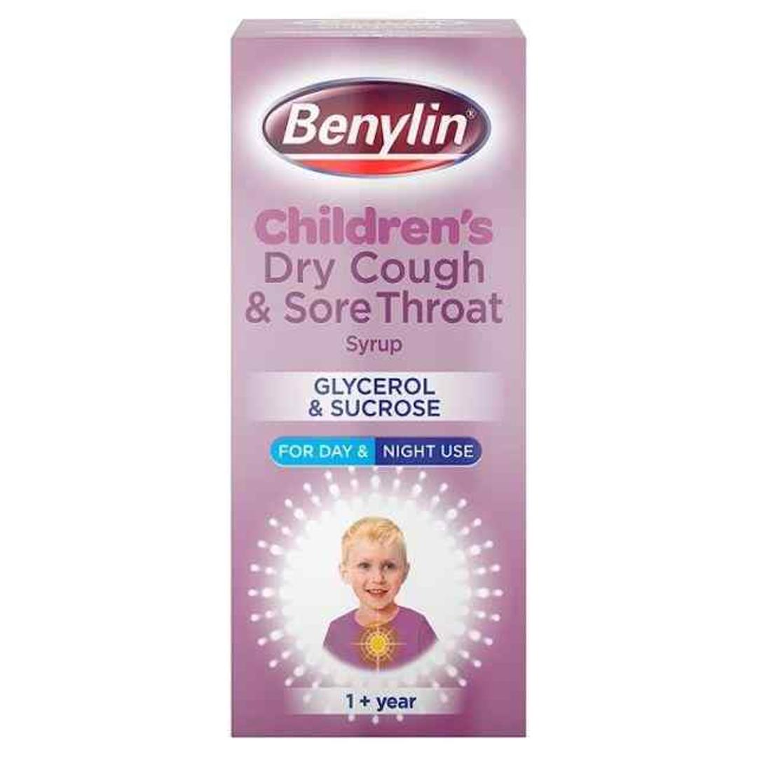 Benylin Children's Dry Cough & Sore Throat Syrup