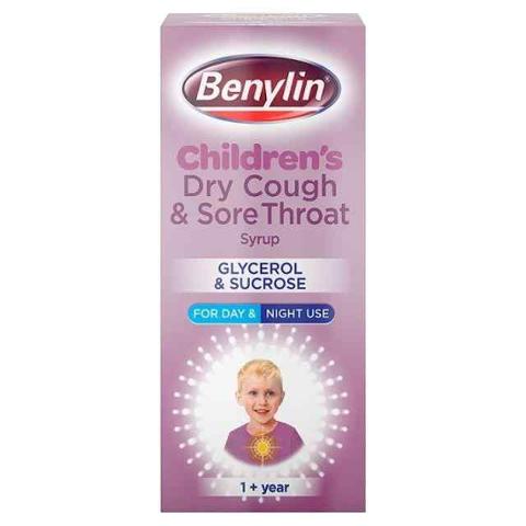 Benylin Children's Dry Cough & Sore Throat Syrup