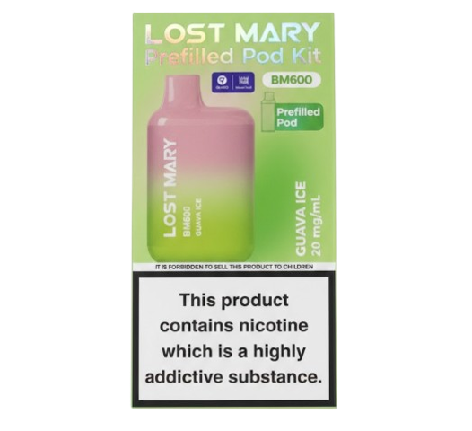 Lost Mary BM600 Guava Ice Prefilled Pod Kit
