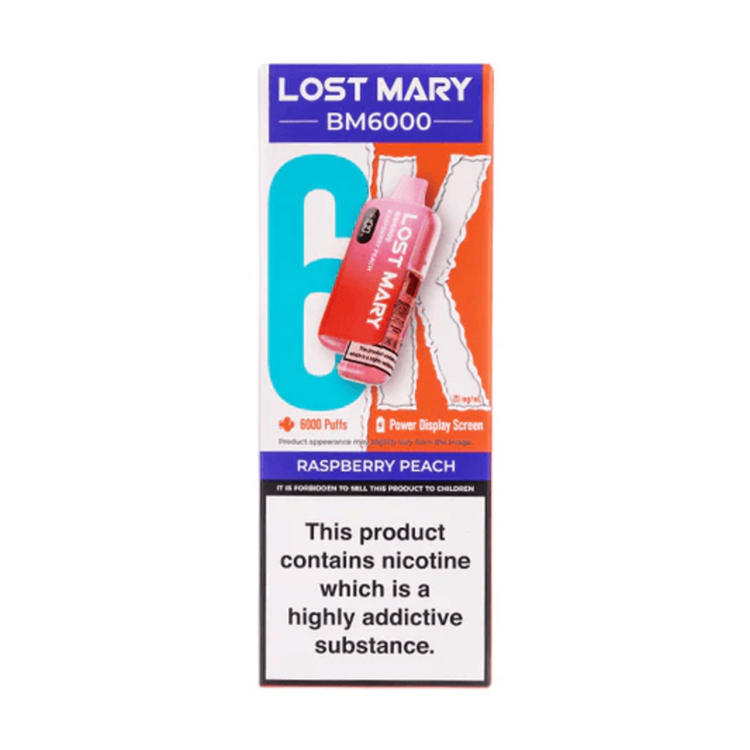 Lost Mary BM6000 6K Raspberry Peach