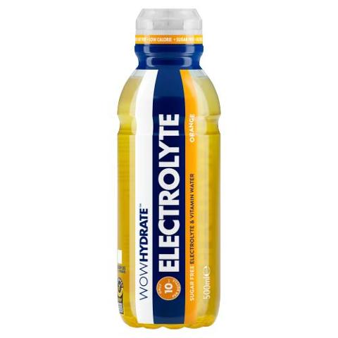 Wow Hydrate Orange Electrolyte & Vitamin Water
