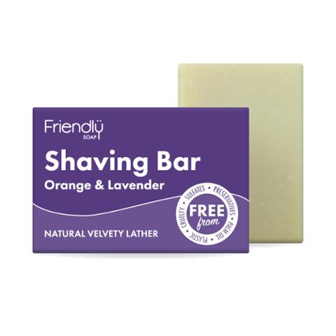 Friendly Soap Shaving Bar Orange & Lavender