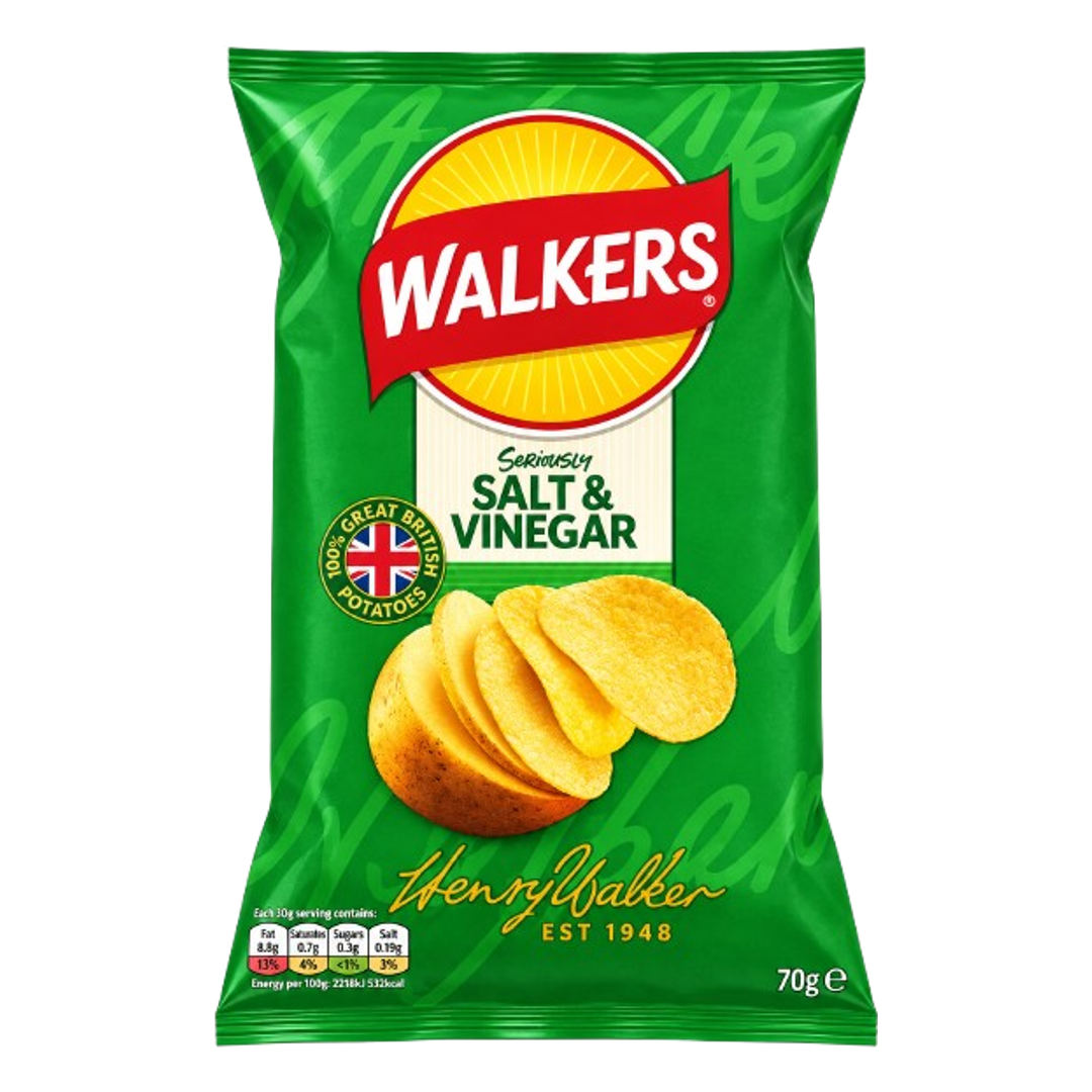 Walkers Seriously Salt & Vinegar