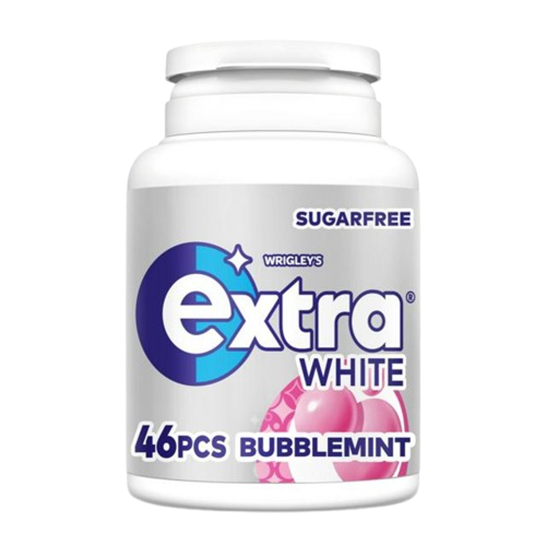 Wrigley's Extra White Bubblemint Sugarfree 46pk