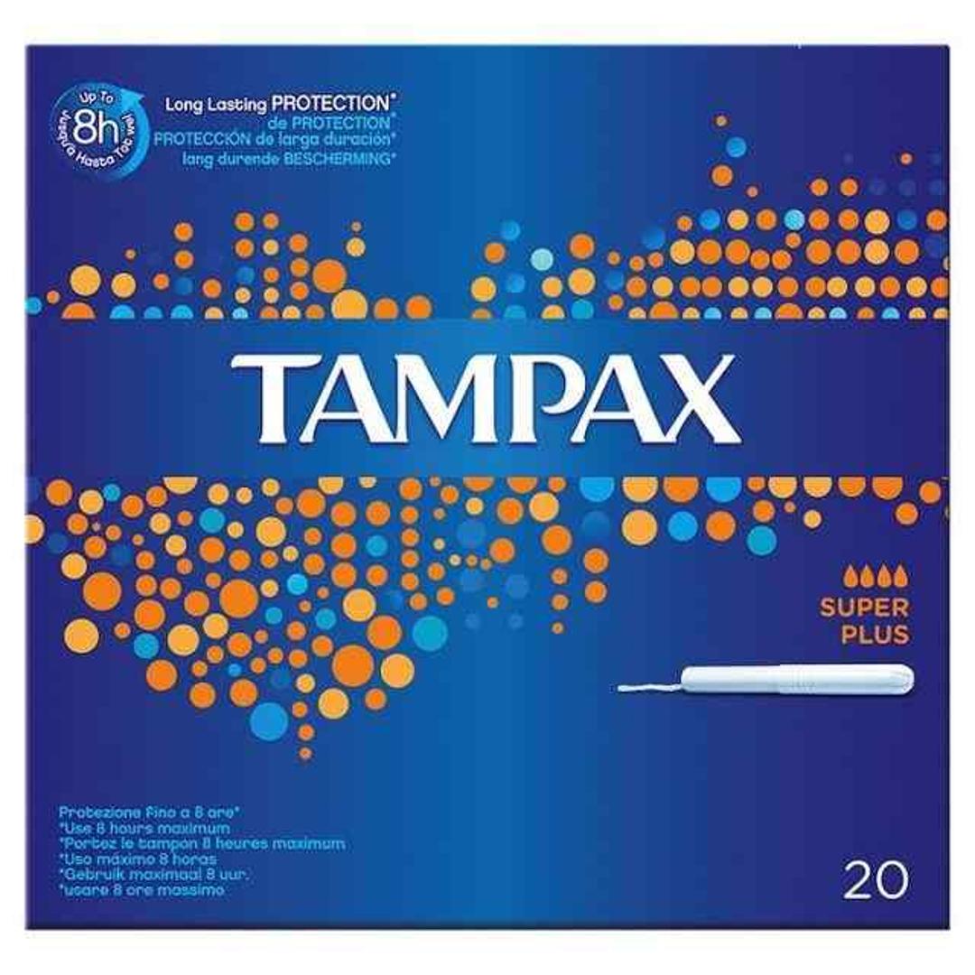Tampax Super Plus Tampons Applicator 20pk