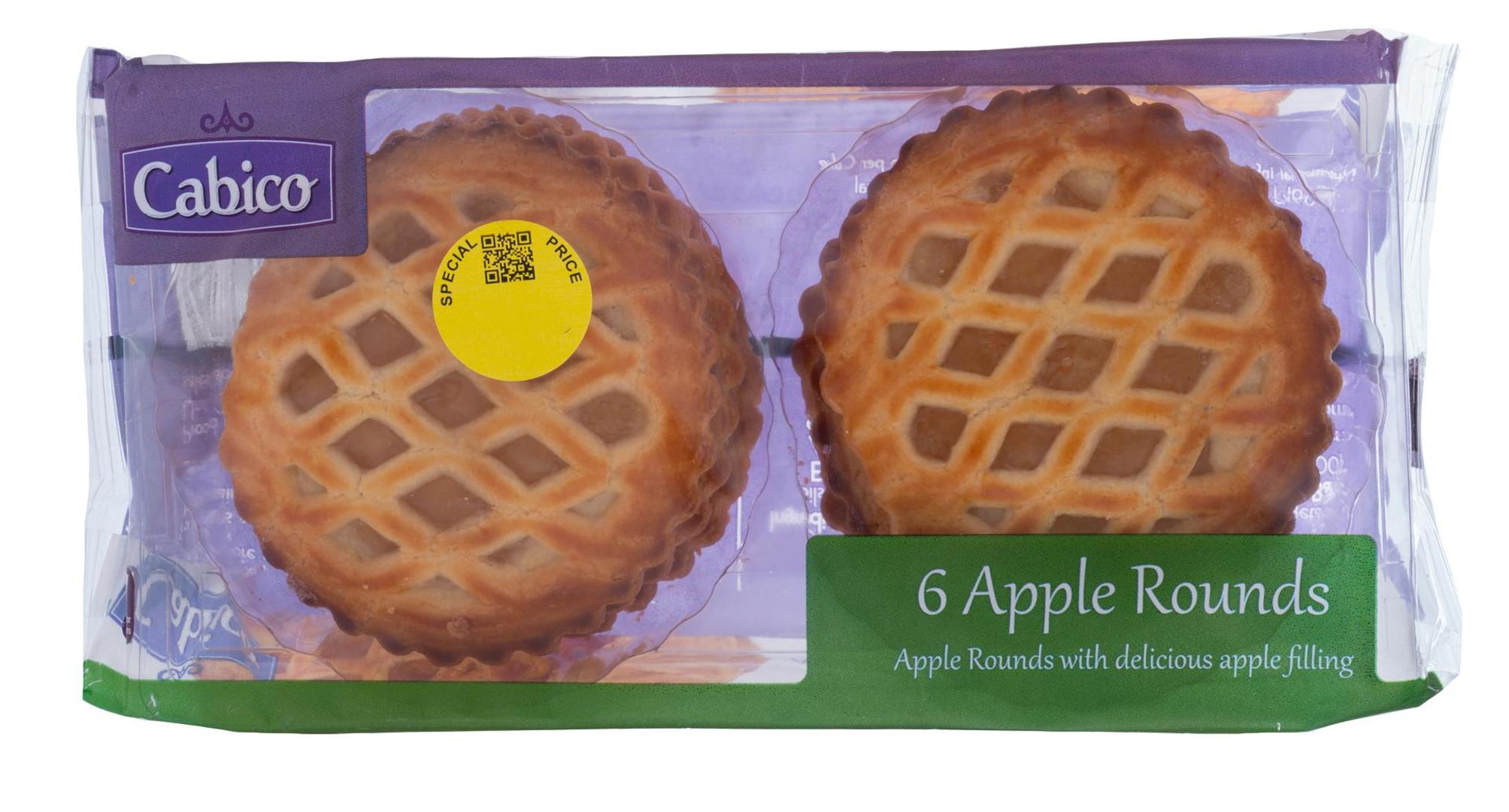 Cabico Apple Rounds 6pk
