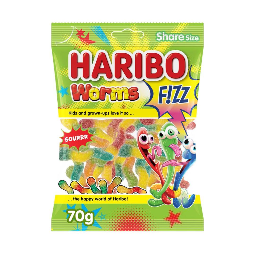 Haribo Fizz Worms Halal