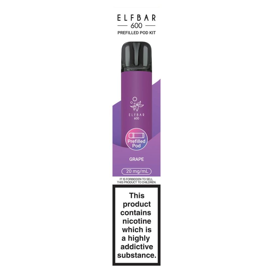 Elfbar 600 Grape Prefilled Pod Kit
