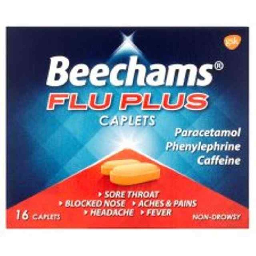 Beechams Flu Plus Caplets 16pk