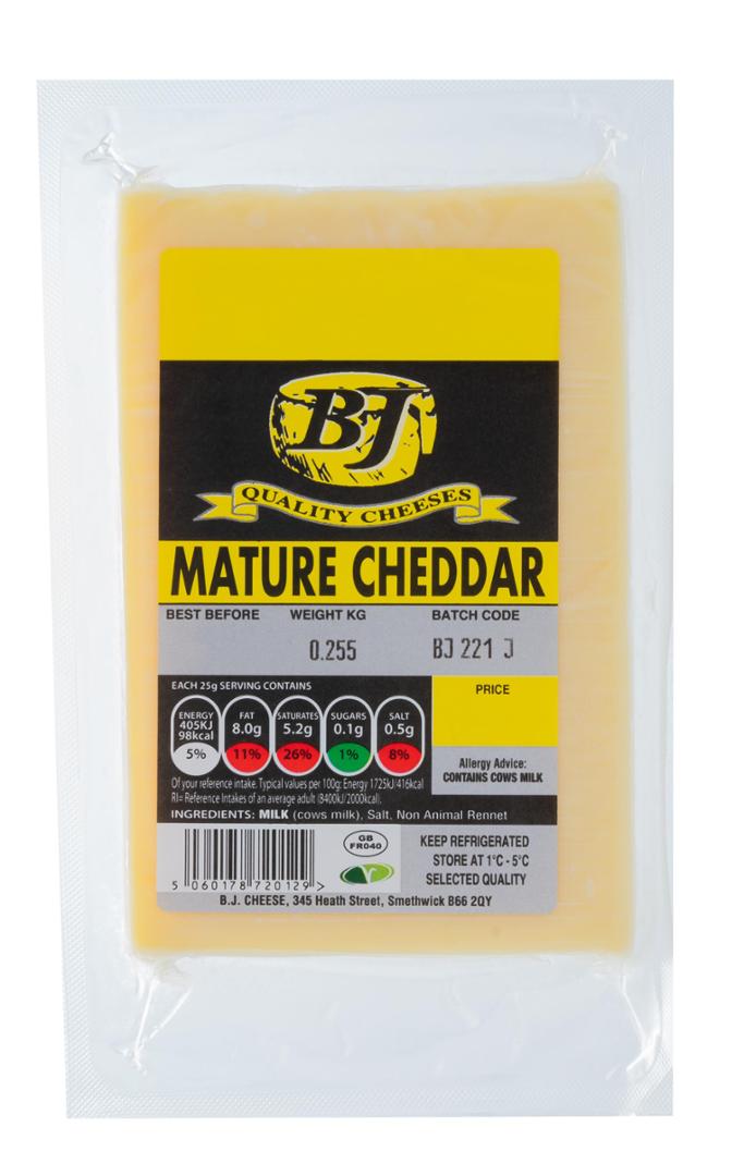 BJ Mature Cheddar Cheese Block