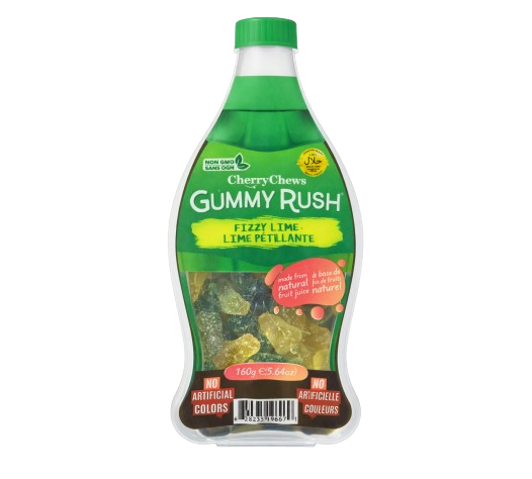 CherryChews Gummy Rush Fizzy Lime (Halal)