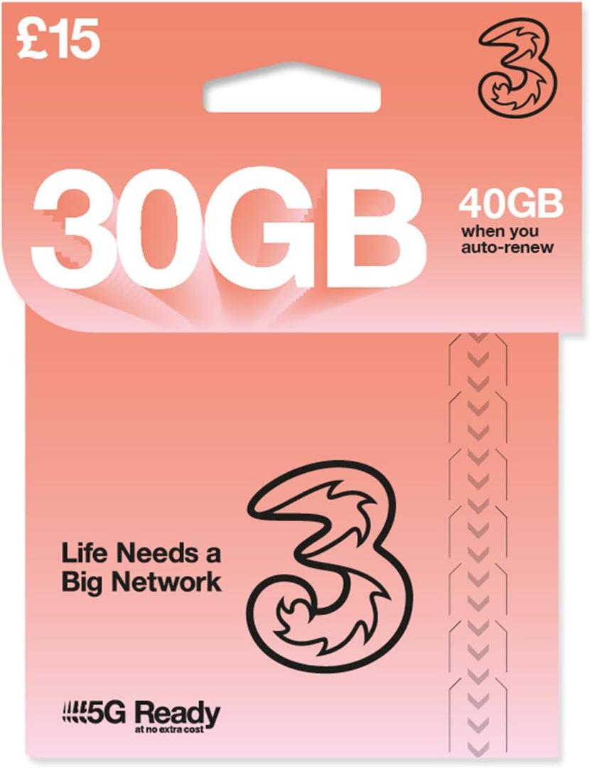 Thee 30GB Simcard