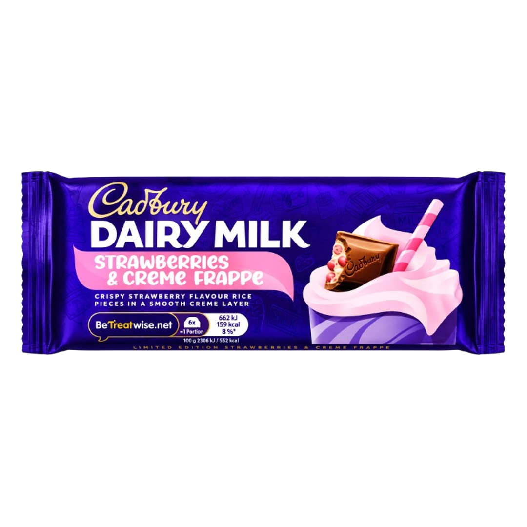 Dairy Milk Strawberries & Creme Frappe