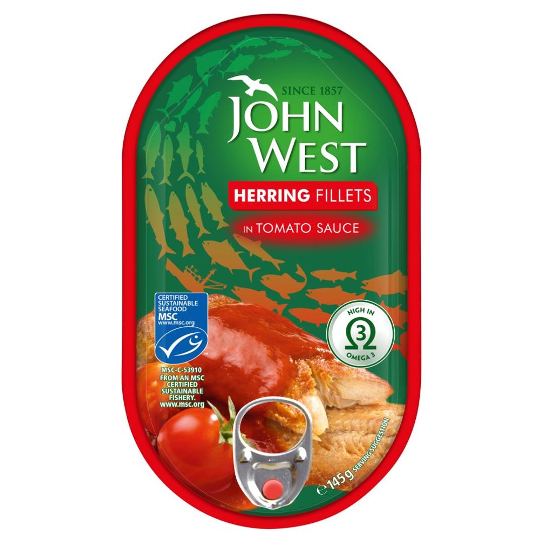 John West Herring Fillets in Tomato Sauce