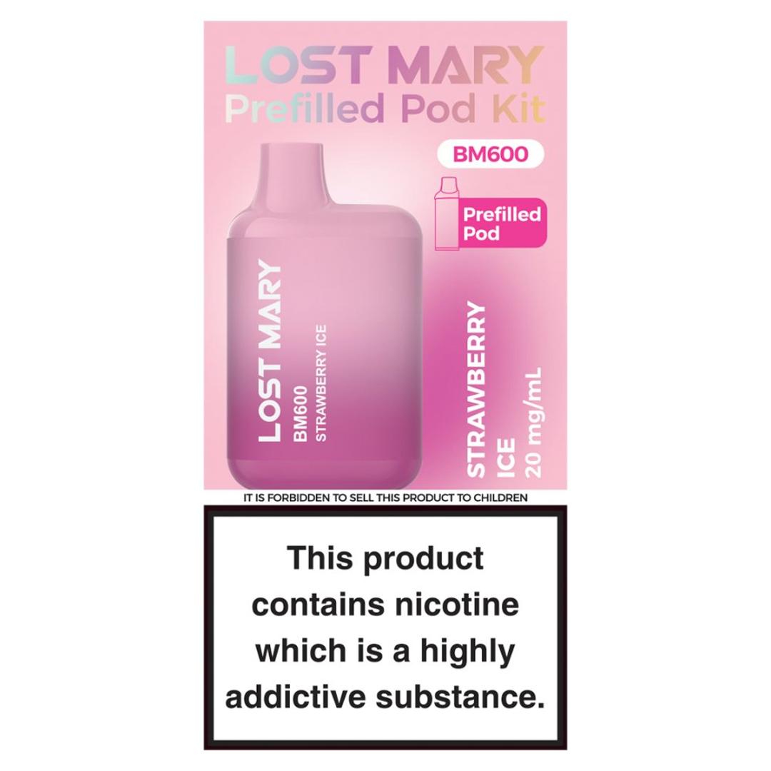 Lost Mary BM600 Strawberry Ice Prefilled Pod Kit