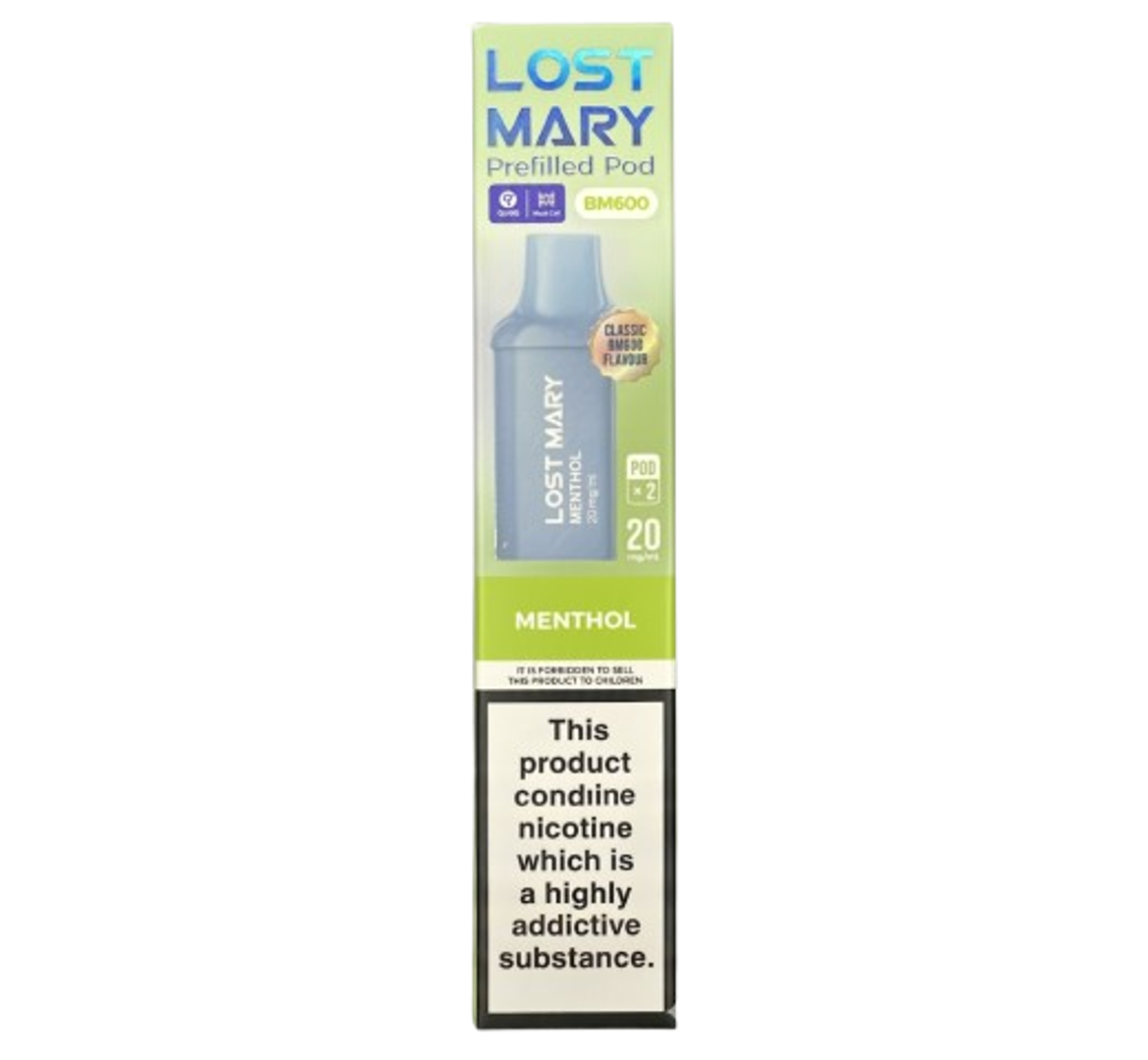 Lost Mary BM600 Menthol Prefilled Pod