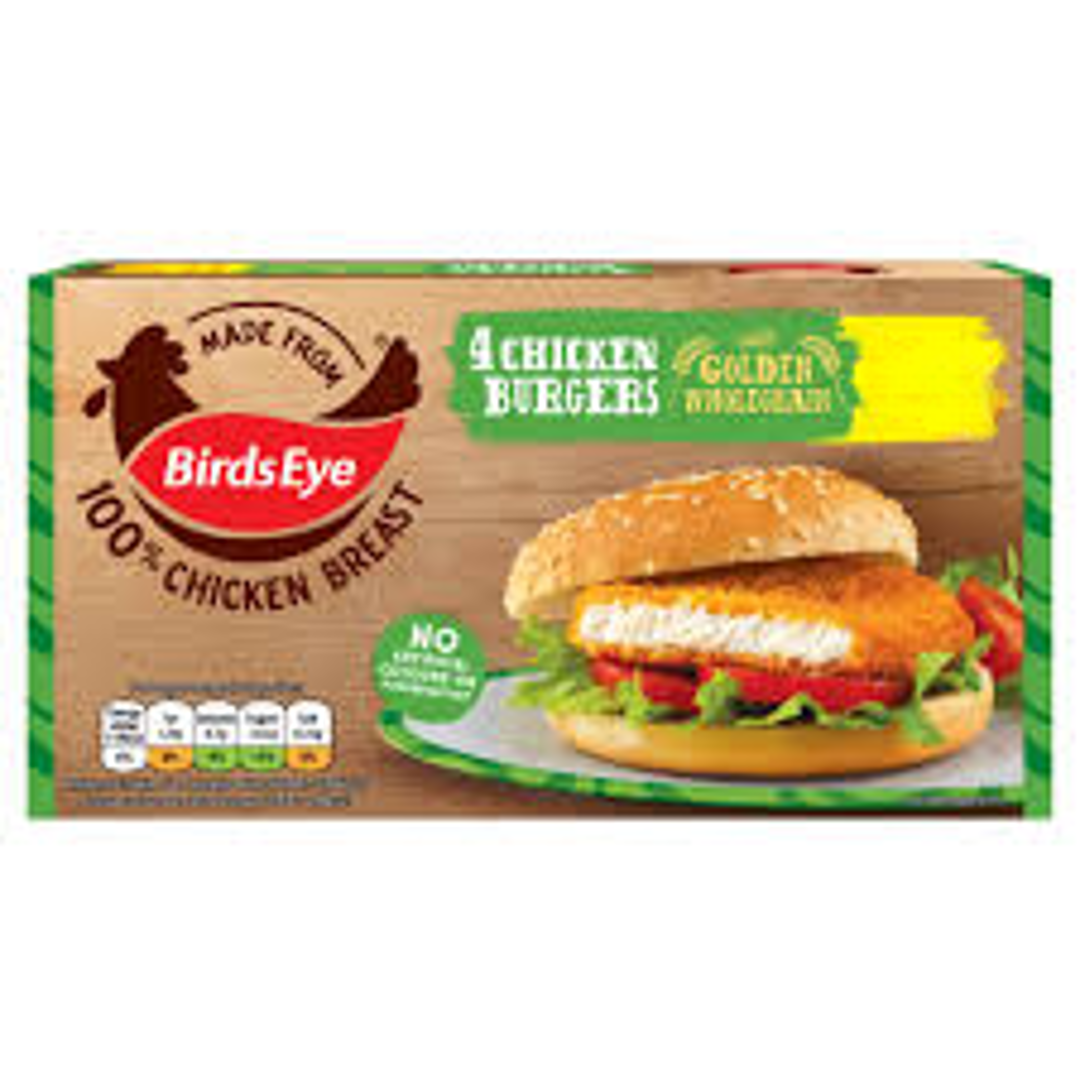 Birds Eye Chicken Burgers 4pk