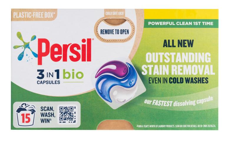 Persil 3 in 1 Washing Capsules Bio 15 Washes