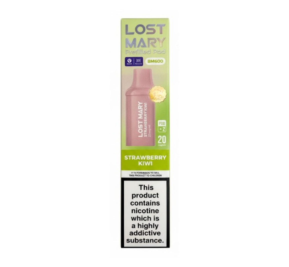Lost Mary BM600 Strawberry Kiwi Prefilled Pod