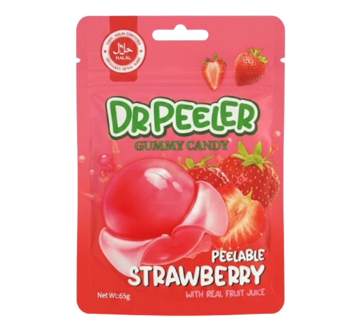 DrPeeler Gummy Candy Strawberry Halal