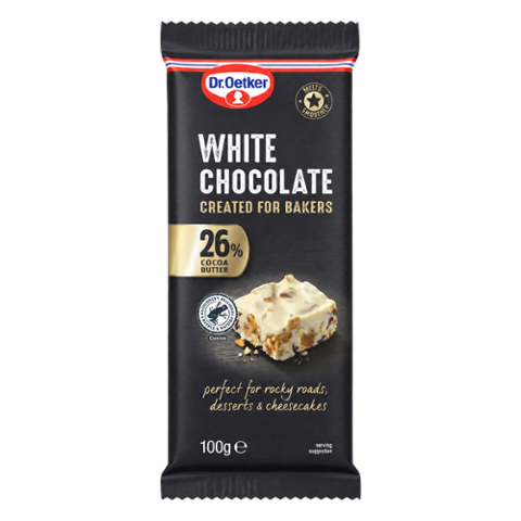 Dr. Oetker White Chocolate 26% Cocoa Butter