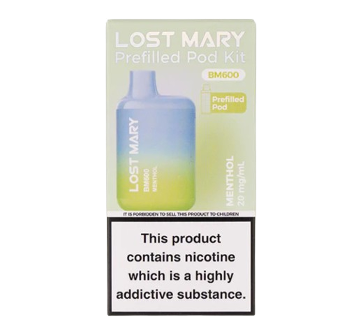 Lost Mary BM600 Menthol Prefilled Pod Kit