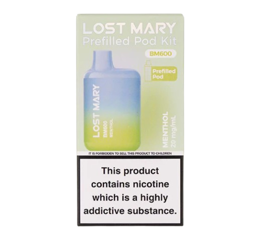 Lost Mary BM600 Menthol Prefilled Pod Kit