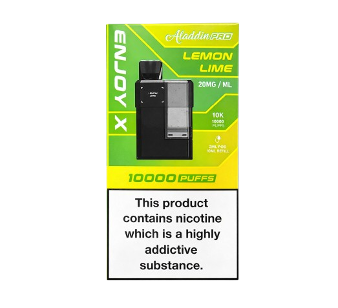 elfbar nachfüll pod läuft aus Aladdin Pro Enjoy X 10K Replacement Pods Pack of 5 main image 1