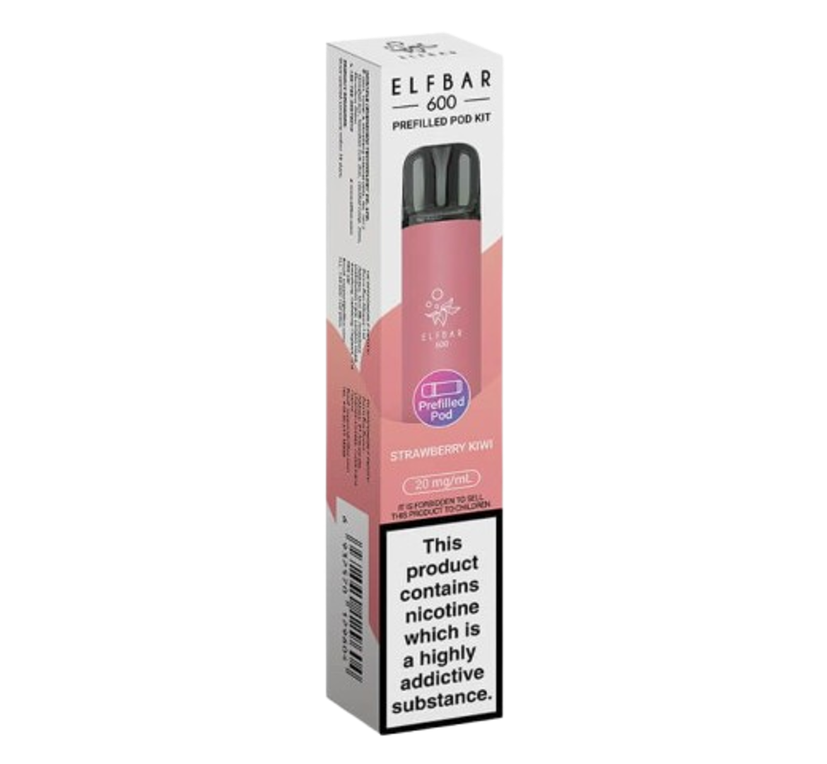 Elfbar 600 Strawberry Kiwi Prefilled Pod Kit