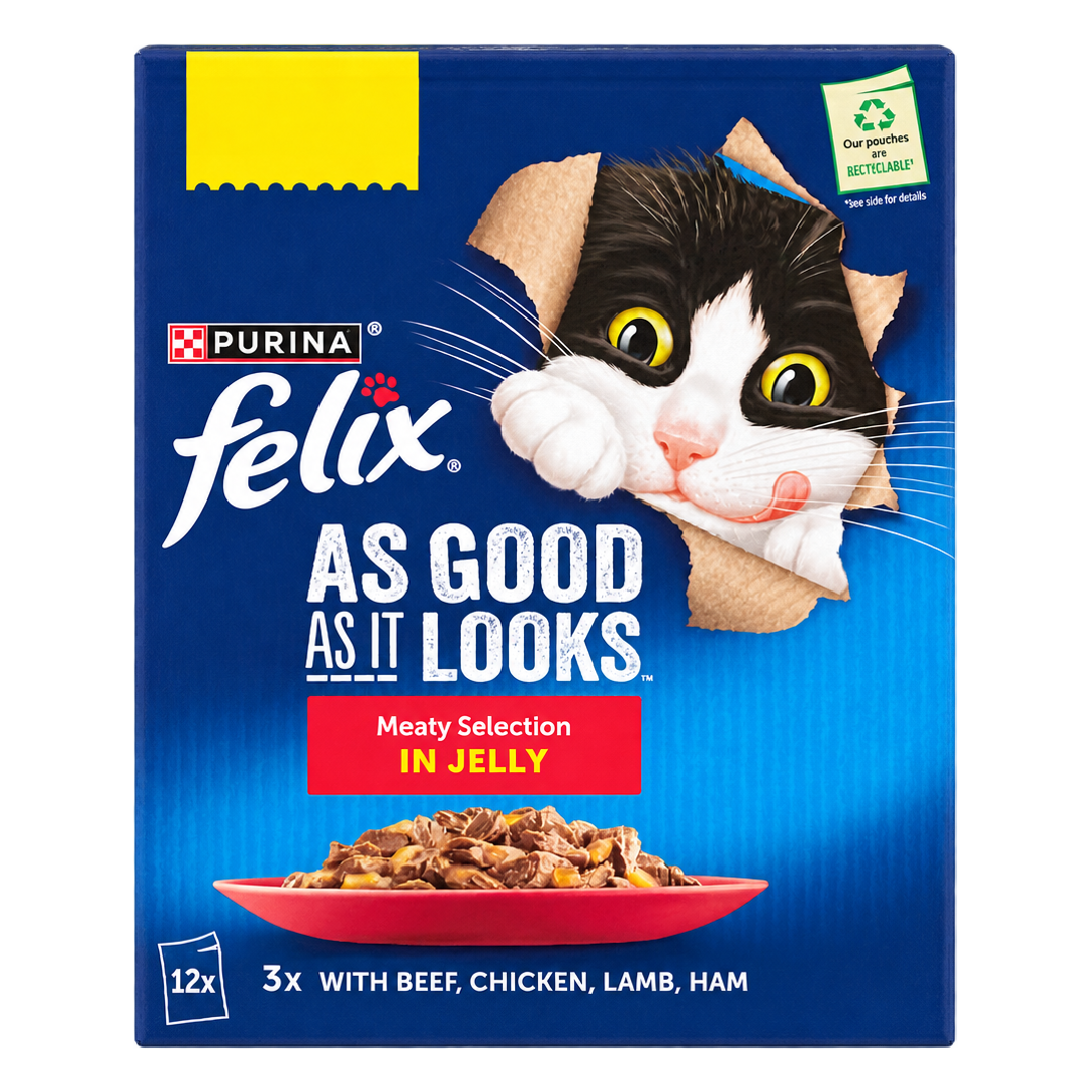 Felix As Good As It Looks Meaty Selection in Jelly 12pk