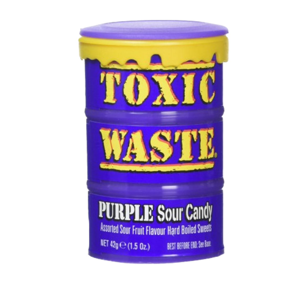 Toxic Waste Purple Sour Candy